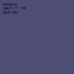 #4D4D76 - East Bay Color Image